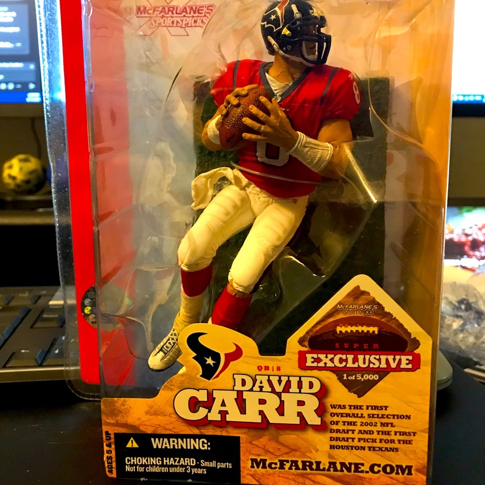 Texans Houston David Carr Figure